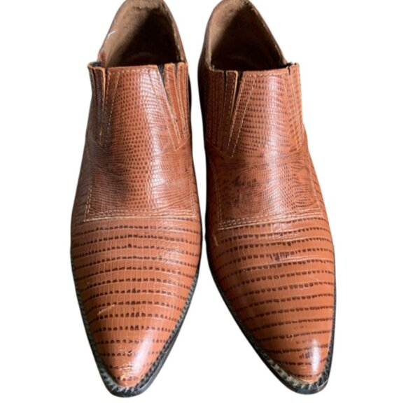 Genuine Leather Ankle Booties – Size 7 US – Made in Brazil - Picture 4 of 9